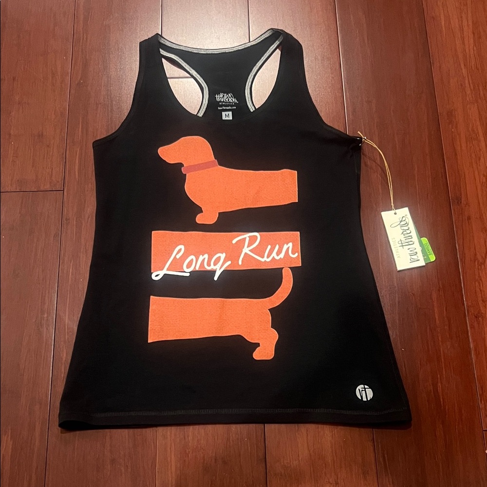 Raw Threads Running Racerback tank top